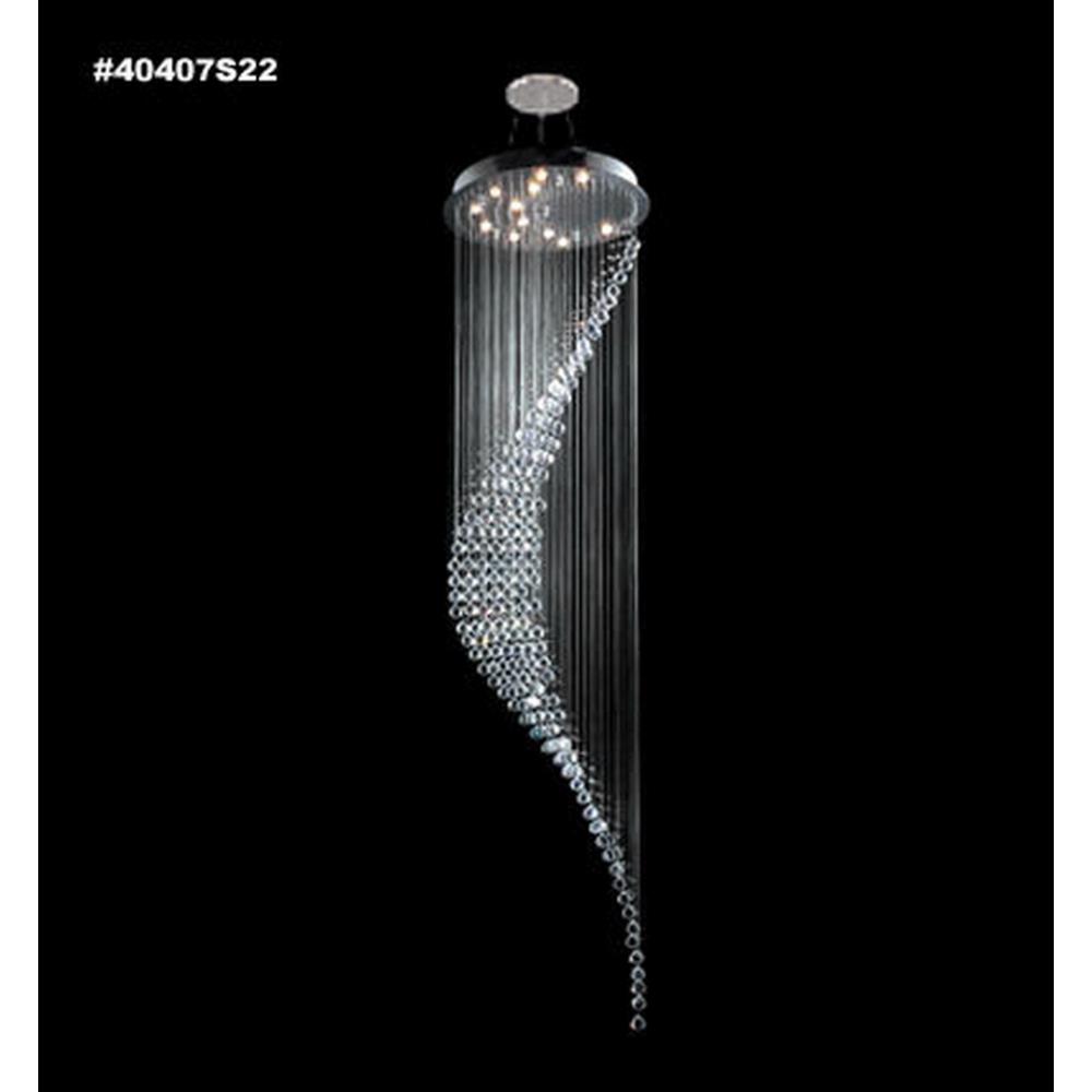James Moder Lighting 40407 Impact Crystal Rain Eleven Light Chandelier James Moder Lighting 40407 Impact, James Moder Crystal Rain Chandelier