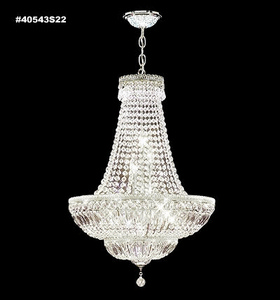 James Moder Lighting-40543S22-Impact Imperial - Eleven Light Chandelier Silver  Clear Imperial Crystal