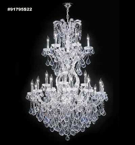 James Moder Lighting-91795S22-Maria Theresa Grand - Twenty-Five Light Chandelier Clear Imperial Golden Teak Imperial Crystal