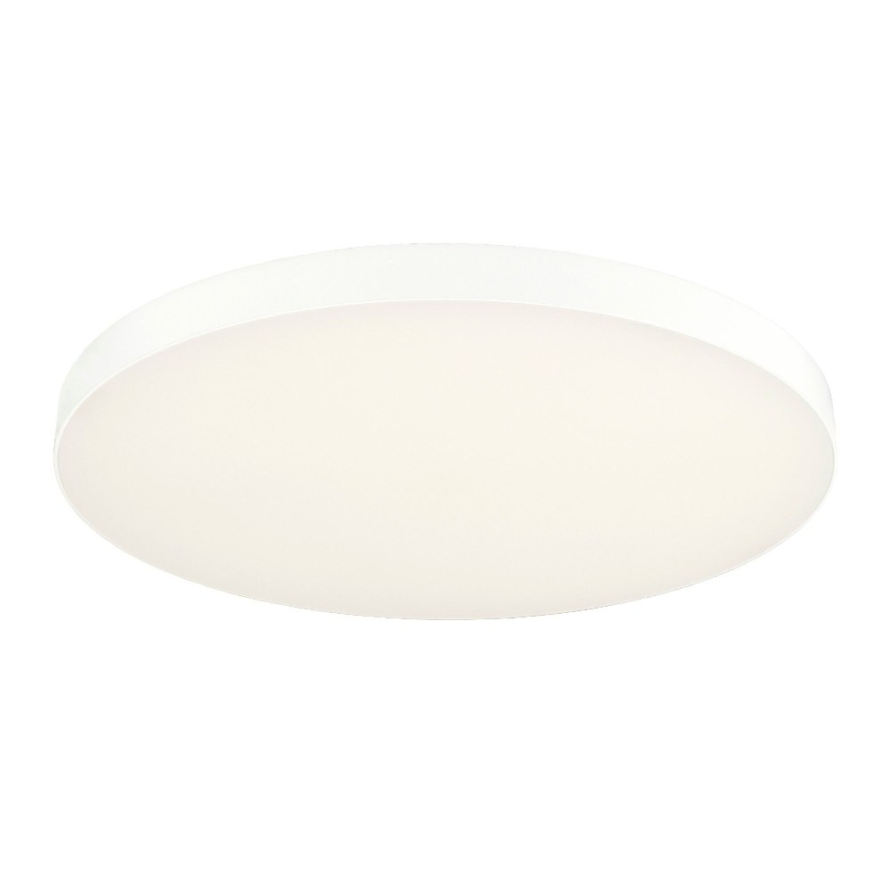 Jesco Lighting-CM404RA-11R-3090-WH-20W LED Round Trimless Rim Flush Mount-1.63 Inches Tall and 11 Inches Wide White