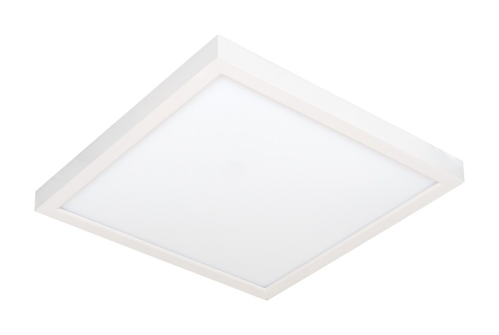 Jesco Lighting-CM409RA-12S-120V-SW3-WH-22W 3CCT LED Square Slim Trim Flush Mount-1 Inches Tall and 12 Inches Wide