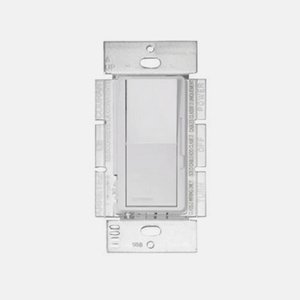 Jesco Lighting-DS-DV-TV-WH-Accessory - 2.63 Inch Wall Plate Dimmer Switch   White Finish