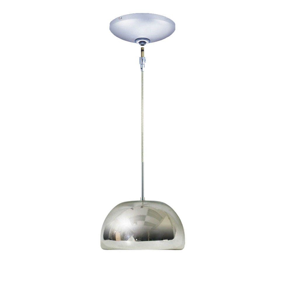 Jesco Lighting-KIT-QAP502-CHCH-Envisage VI - One Light 5 Inch Low Voltage Pendant with Canopy Kit   Chrome Finish with Chrome Glass