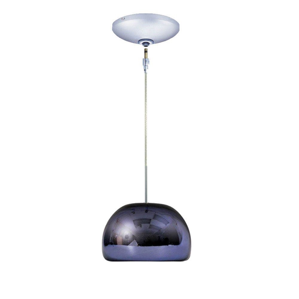 Jesco Lighting-KIT-QAP503-PUCH-Envisage VI - One Light 4 Inch Low Voltage Pendant with Canopy Kit   Chrome Finish with Purple Glass