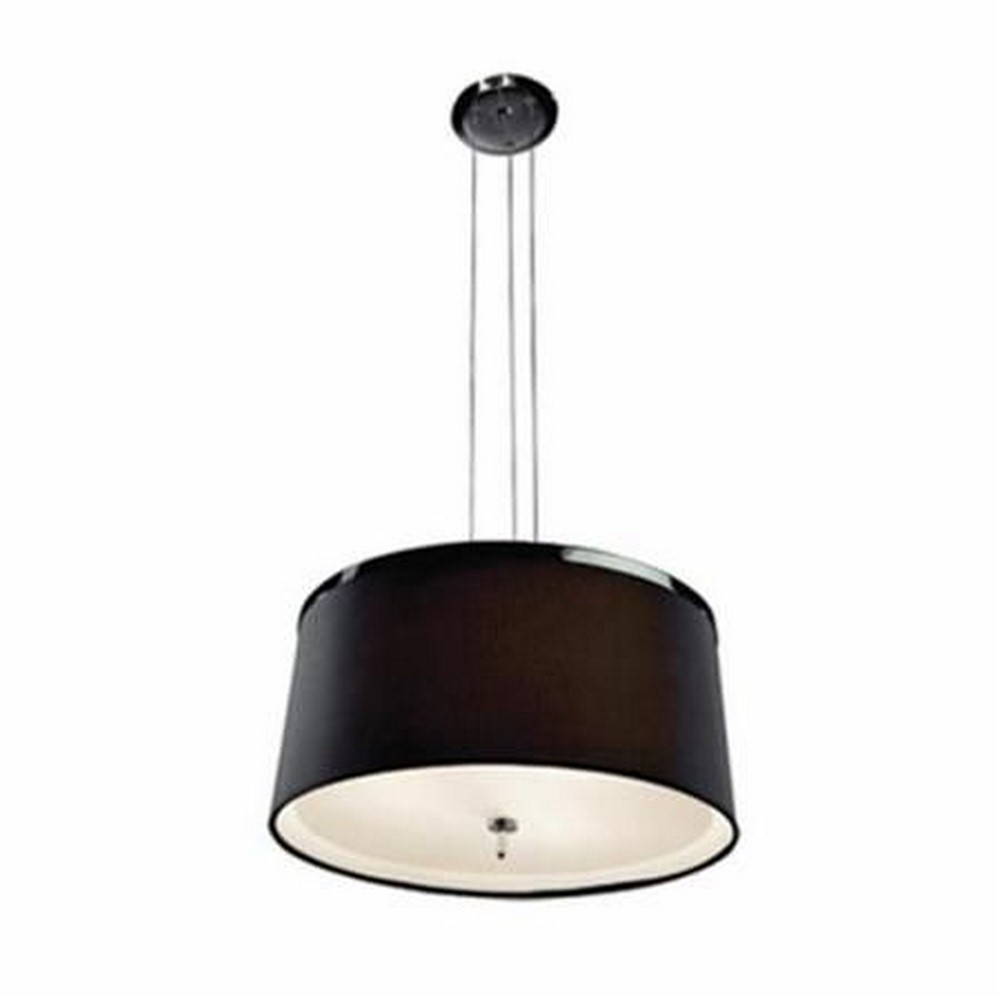 Jesco Lighting-PD618-1B-Leila - Six Light Pendant   Aluminum/Chrome Finish