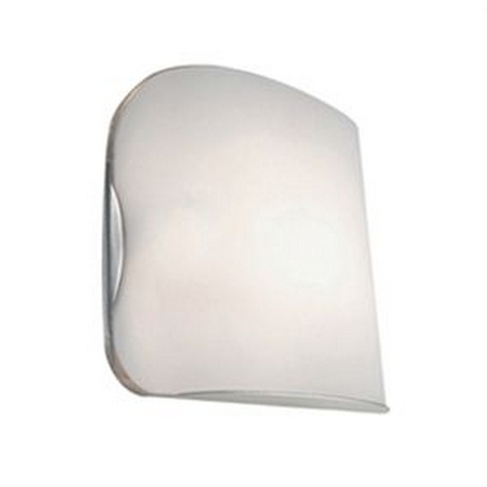 Jesco Lighting-WS615M-Chyna - One Light Medium Wall Sconce   Satin Nickel Finish with Frosted Glass