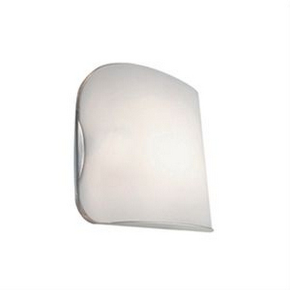 Jesco Lighting-WS615S-Chyna - One Light Small Wall Sconce   Satin Nickel Finish with Frosted Glass