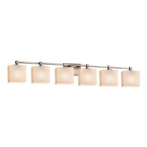 Justice Design Bathroom Lighting Group 1stop Tetra 6 Light Bath Bar