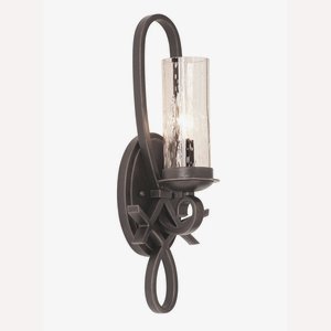 Kalco Lighting-2665HB/1100-Grayson - One Light Wall Bracket Heirloom Bronze  Heirloom Bronze Finish