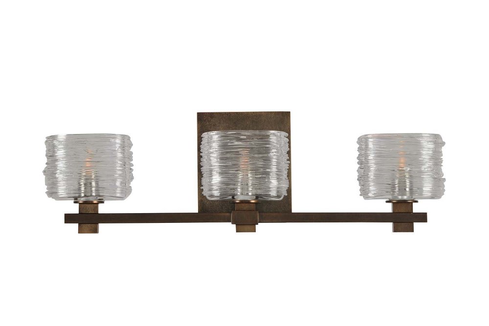 Kalco Lighting-312133VBZ-Clearwater - Three Light Bath Vanity   Clearwater - Three Light Bath Vanity