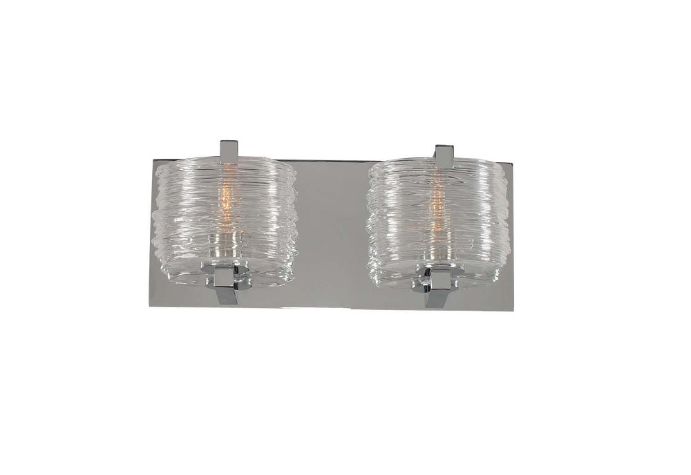 2093596 Kalco Lighting-313732CH-South Bay - Two Light Bath sku 2093596