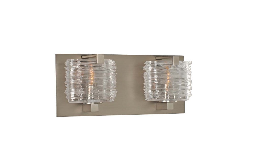 Kalco Lighting-313732SN-South Bay - Two Light Bath Vanity   South Bay - Two Light Bath Vanity