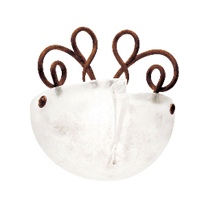 Kalco Lighting-4154TO/FROST-Tribecca - One Light ADA Wall Sconce  Frst: Frost Tortoise Shell  Finish