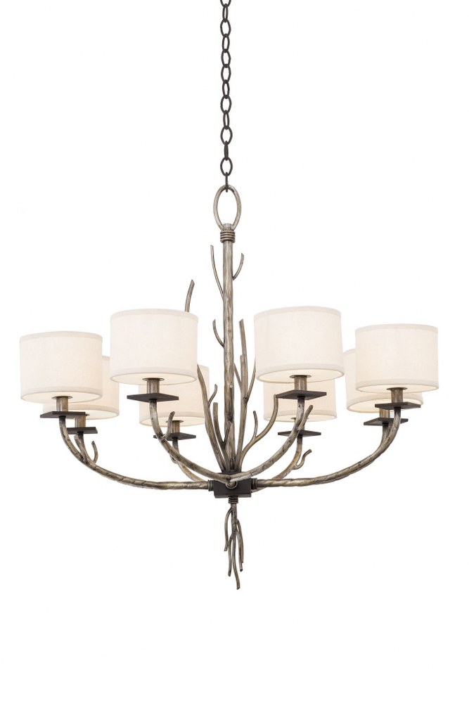 Kalco Lighting-501051BJT-Denali - Eight Light Chandelier   Bronze Jewel Tone Finish