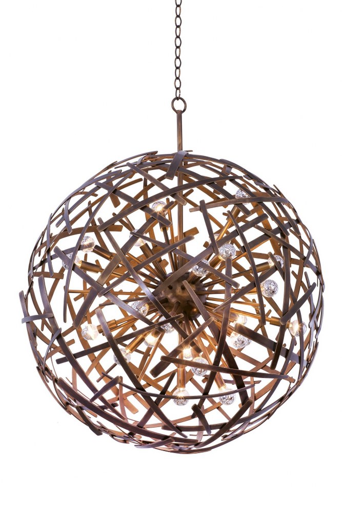 Kalco Lighting-501552CP-Ambassador - Twenty-Four Light Pendant   Copper Patina Finish