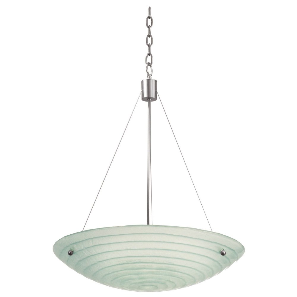 Kalco Lighting-5987SN-AQUEOUS-24 Inch PENDANT SN: Stain Nickel  Incandescent