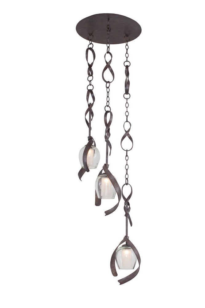 2084869 Kalco Lighting-7547OC-Solana - Three Light Pendant sku 2084869