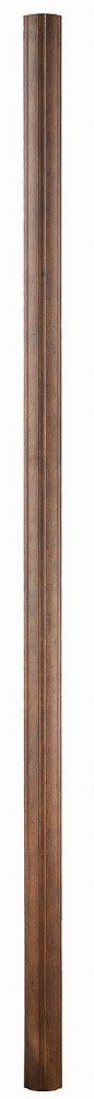 Kalco Lighting-9059WT-84 Inch Outdoor Straight Post Walnut  Walnut Finish