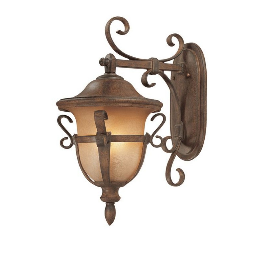 Kalco Lighting-9396MB-Tudor - Three Light Outdoor Medium Hanging Lantern   Textured Matte Black Finish with Meringue Glass