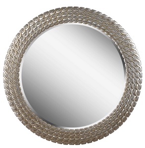 Kenroy Lighting-61016-Bracelet - 35 Inch Wall Mirror   Brushed Silver/Gold Finish