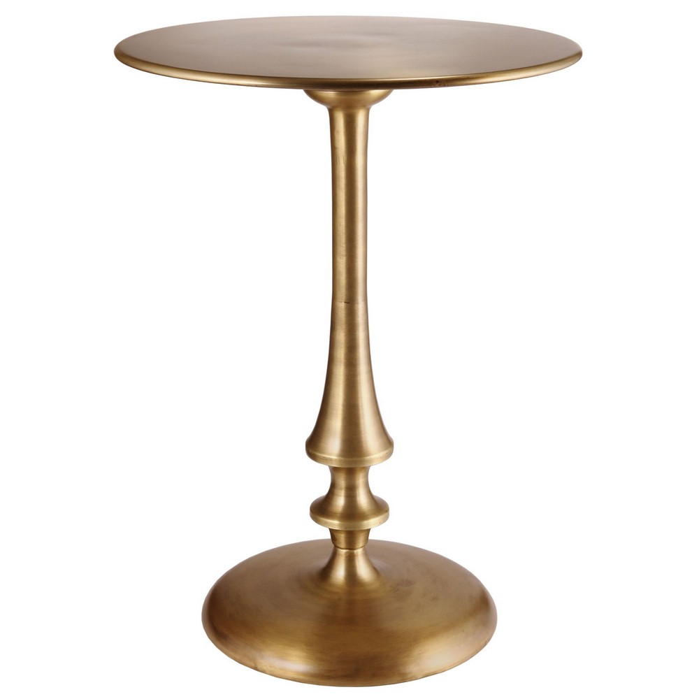 Kenroy Lighting-65043AB-Upton - 22 Inch Accent Table   Antique Brass Finish