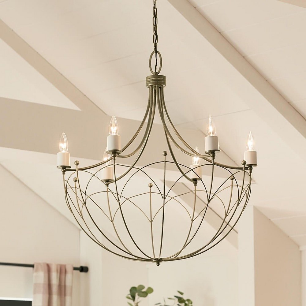 Kichler Lighting 52462CHZ Topiary - 6 Light Medium Kichler Lighting 52462CHZ Topiary - 6 Light Medium