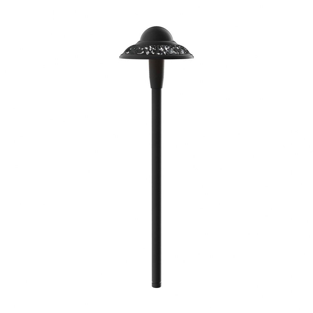 Kichler Lighting 15857BKT30R Pierced Dome - 2W 3 LED Pierced Dome Path Light -