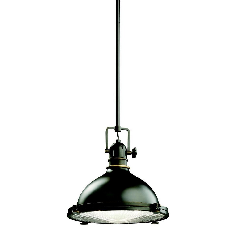 Kichler Lighting 2665OZ 1 light Pendant - with Vintage Industrial inspirations -