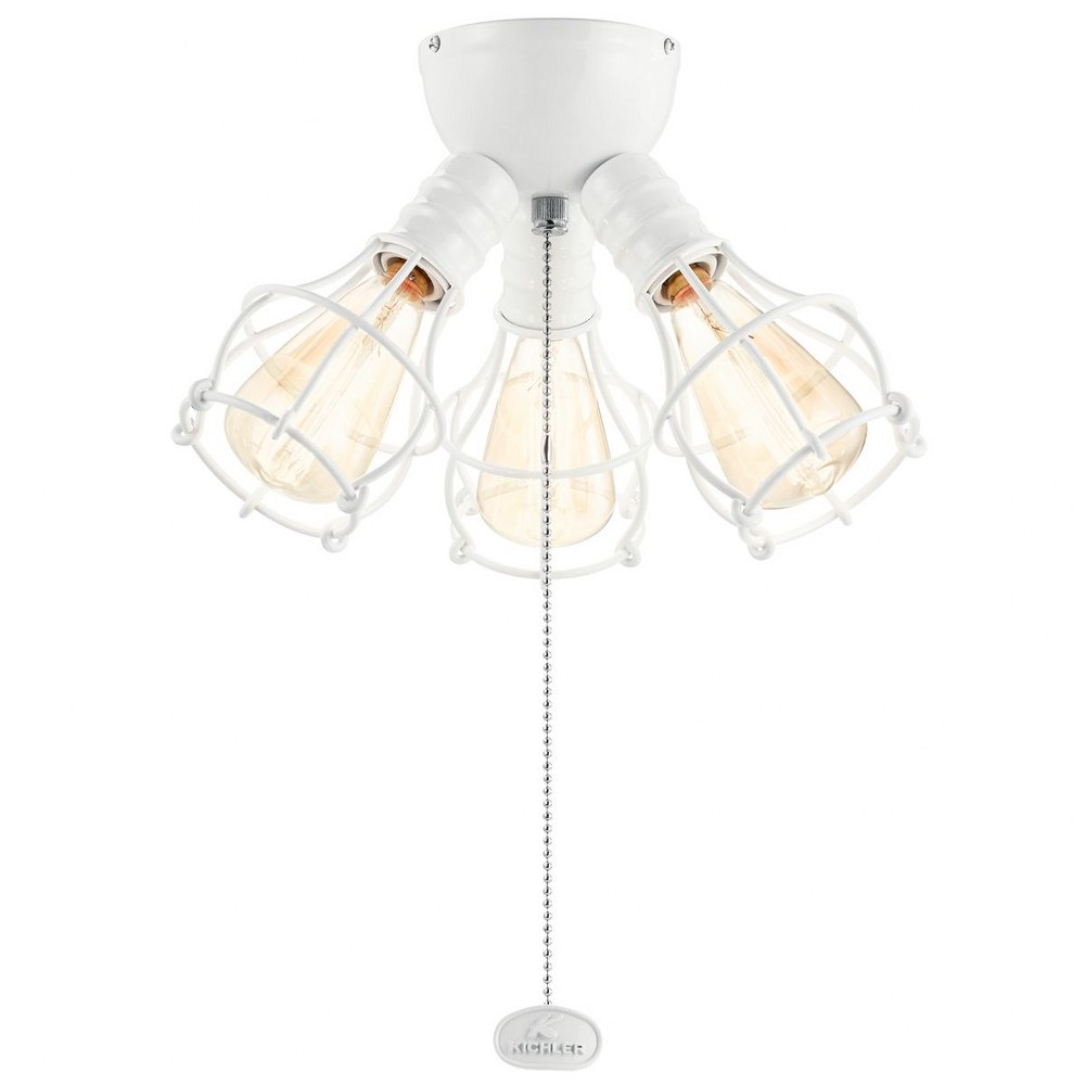 Kichler Lighting 380041TZ Industrial - 4W 3 LED Ceiling Fan Light Kit - with