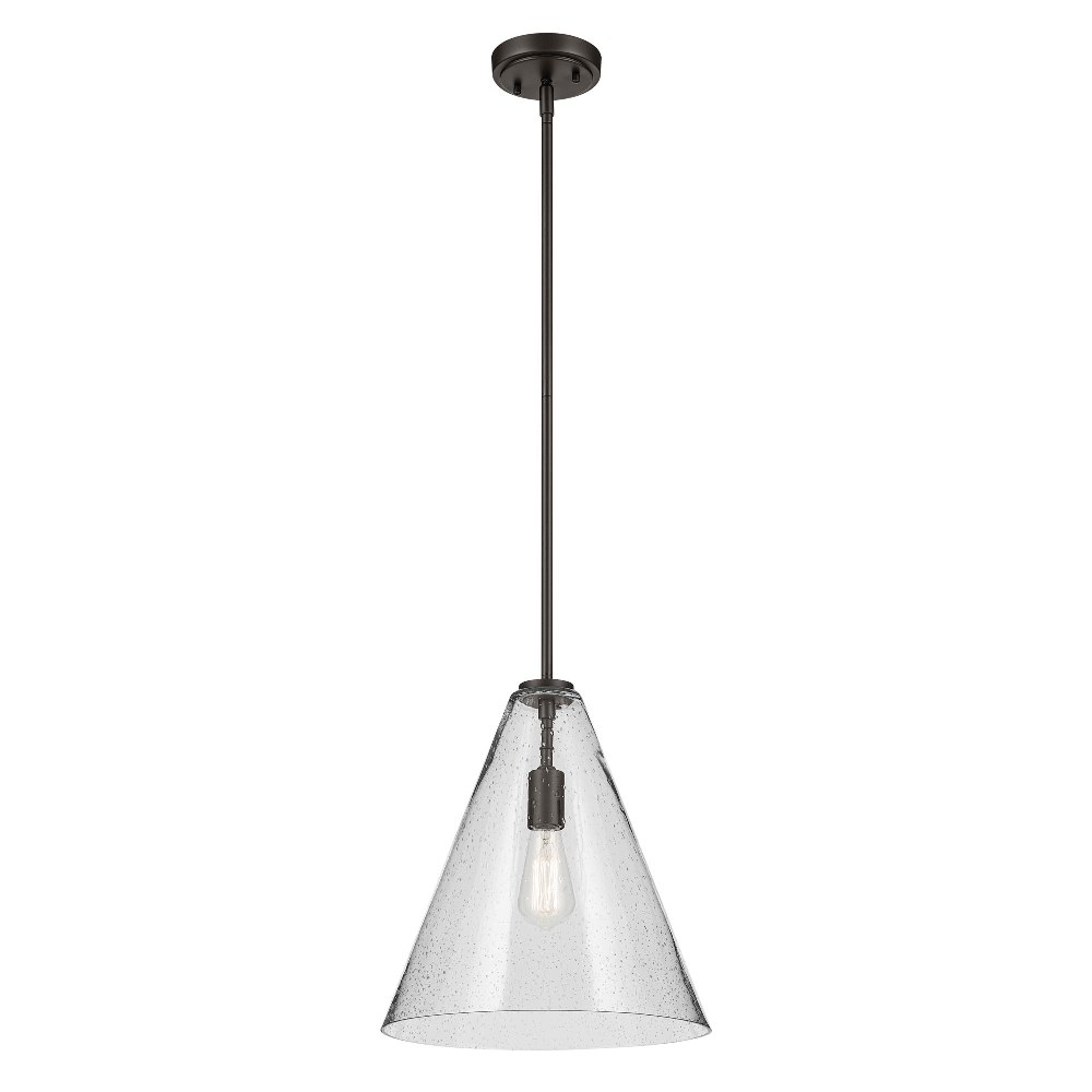 Kichler Lighting 42200OZCS Everly - 1 Light Pendant-15.5 Inches Tall and 14.25