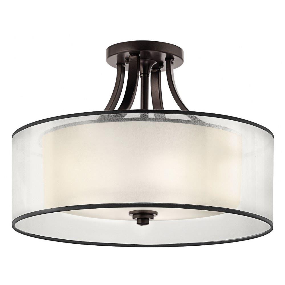 Lacey Four Light Semi Flush Mount Lacey Four Light Semi Flush Mount