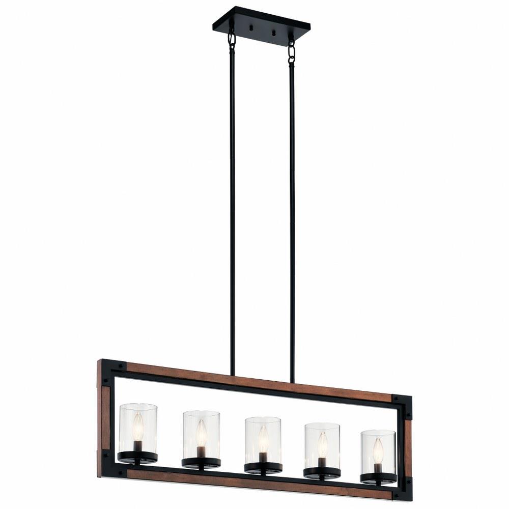 Marimount Five Light Linear Chandelier Marimount Five Light Linear Chandelier