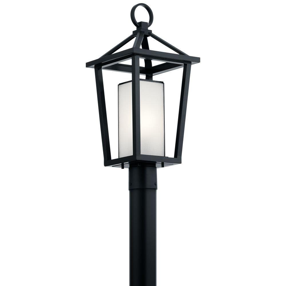 Kichler Lighting 49880bk Pai One Light Outdoor Post Lantern One Light Outdoor Post Lantern