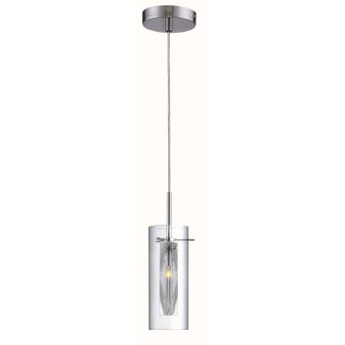 lite source ls 19959c clr clarte one light pendant
