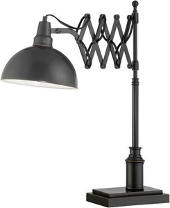 Lite Source-LS-22280-Armstrong - One Light Desk Lamp   Dark Bronze Finish with Metal Shade