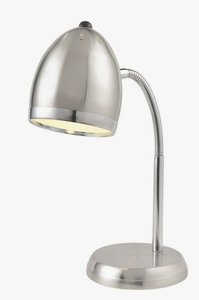 Lite Source-LS-22311PS-Zachary-One Light Desk Lamp-6 Inches Wide by 16 Inches High   Polished Steel/Chrome Finish