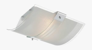 Lite Source-LS-5430-Vincenzo-Two Light Flush Mount-13 Inches Wide by 4.25 Inches High   Chrome Finish with Frosted/Clear Glass