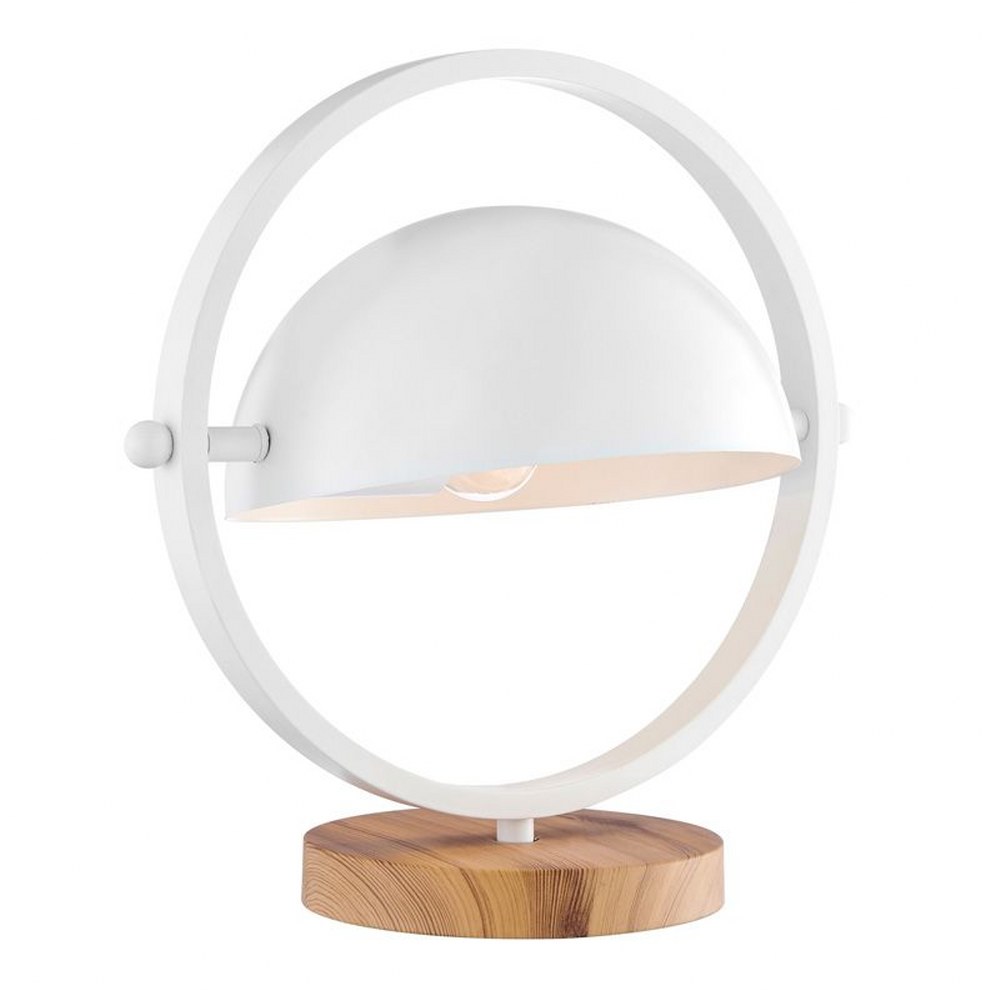 Used Lite Source LS-23757WHT/WD Wanda - 1 Light Table Lamp-13 Inches Tall and