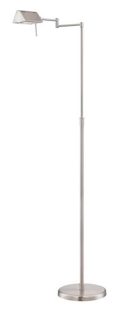Lite Source-LS-960PS-Pharma-One Light Floor Lamp-57.75 Inches High   Polished Steel Finish