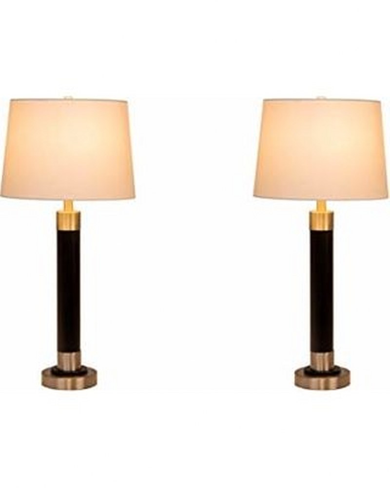 3087620 Litex-BL15-2LTX-30 Inch One Light Table Lamp   Bla sku 3087620