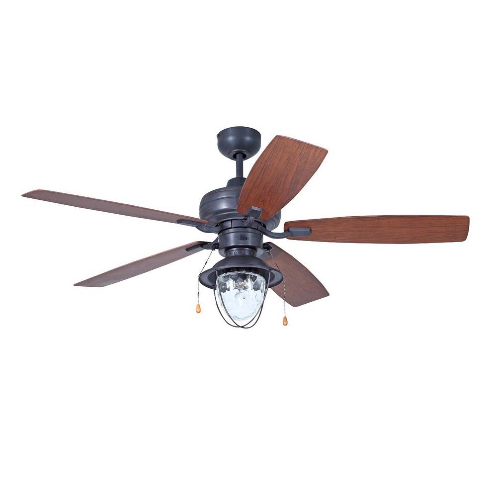 Litex E C52abz5c1 Lukins Single Light Ceiling Fan Rated
