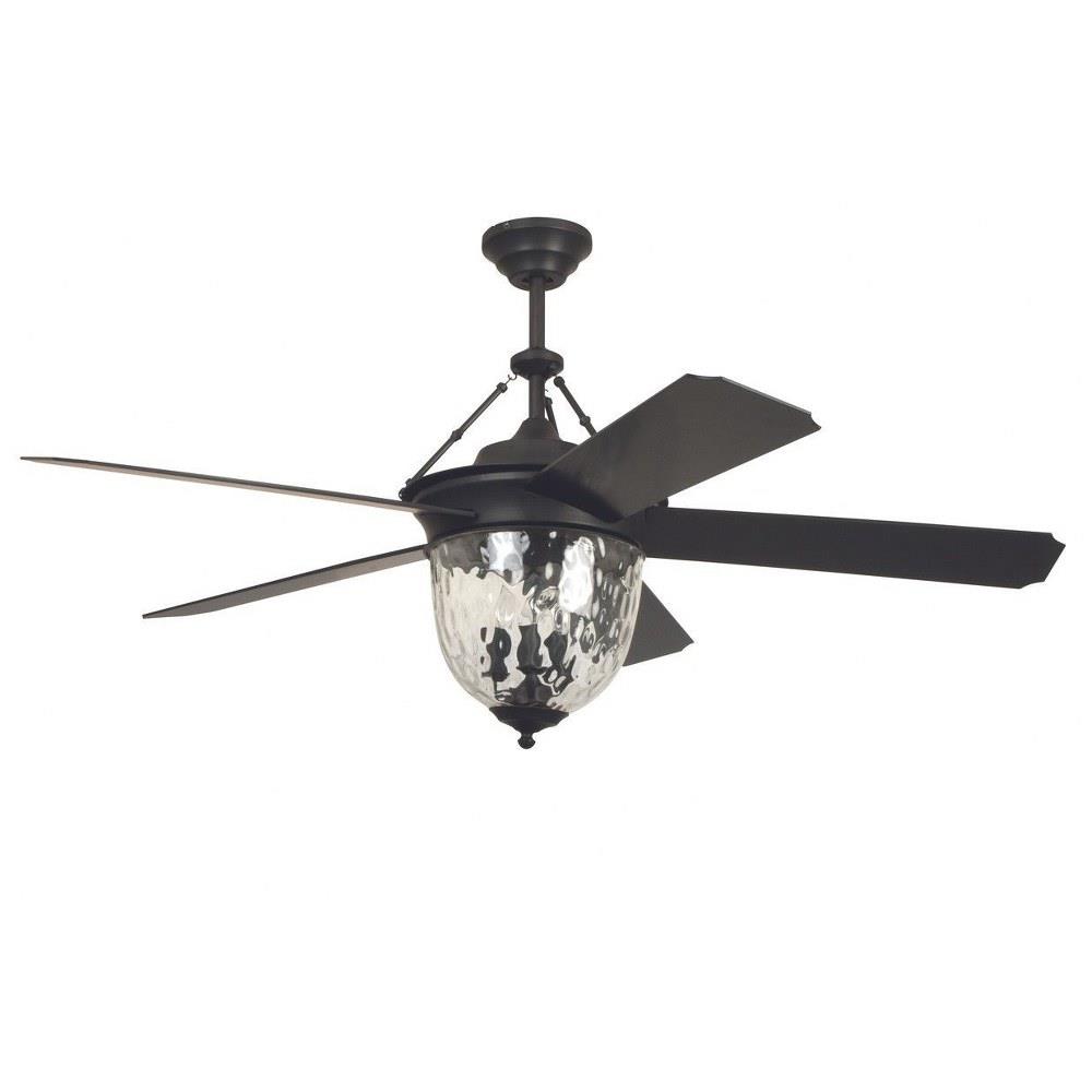 Litex Km52abz5lr Knightsbridge 52 Inch Ceiling Fan With Light Kit