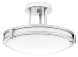 Lithonia Lighting-11750 BN M4-Saturn - One Light Convertible Flush Mount   Saturn - One Light Convertible Flush Mount