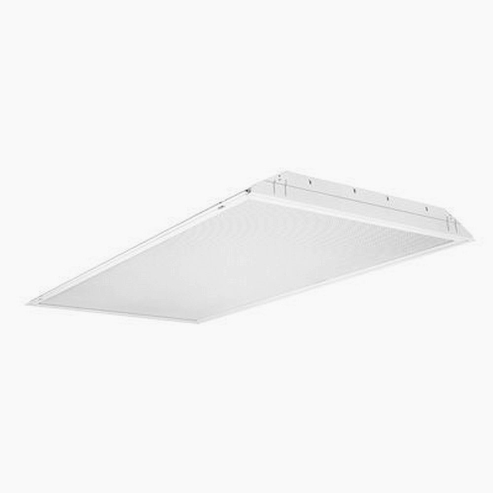 Lithonia Lighting-2GT8 3 32 A12 MVOLT 1/3 GEB10IS-Three Light Troffer with Clear Pattern Diffuser   Three Light Troffer with Clear Pattern Diffuser