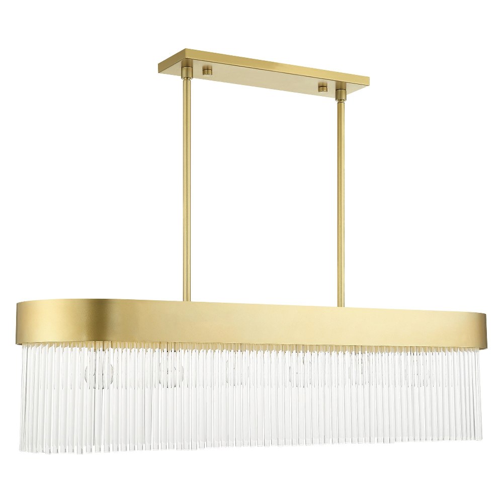 Used Livex Lighting 49830-91 Norwich - 6 Light Chandelier in Modern Style - 12 - Picture 3 of 5