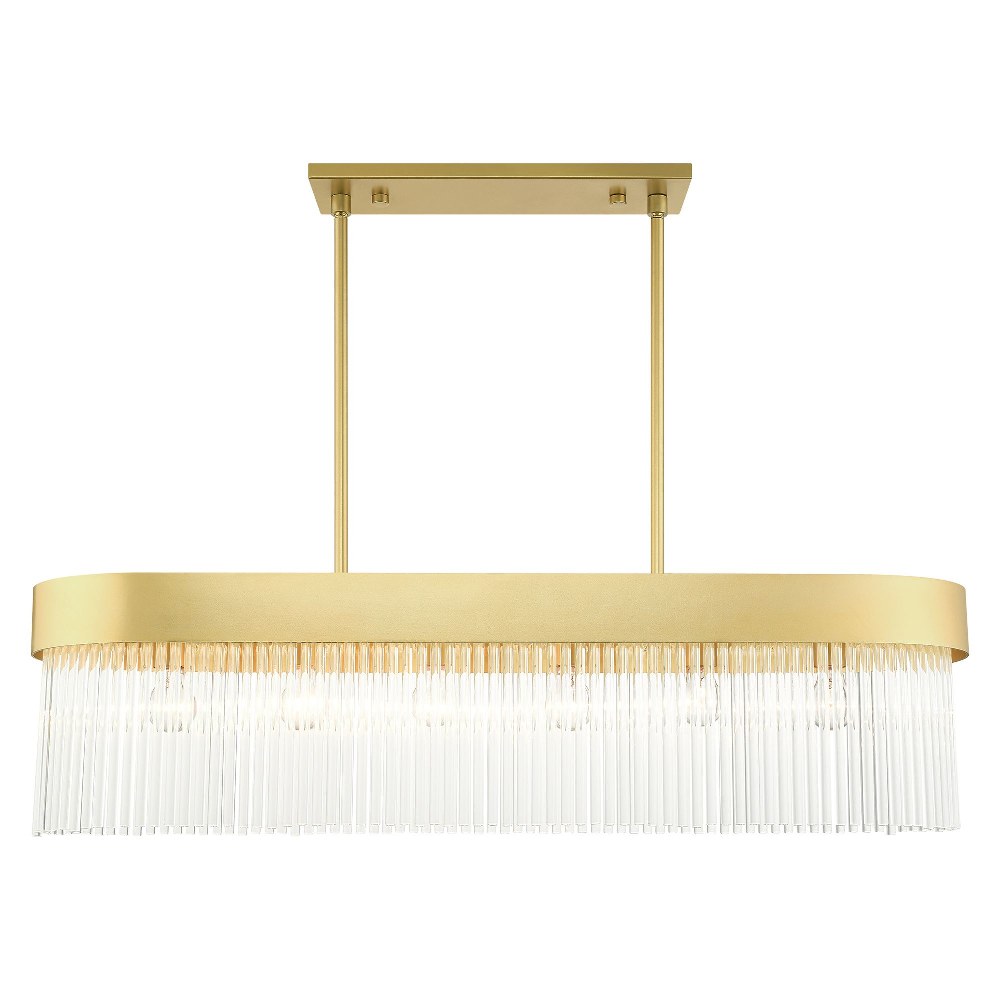 Used Livex Lighting 49830-91 Norwich - 6 Light Chandelier in Modern Style - 12 - Picture 2 of 5