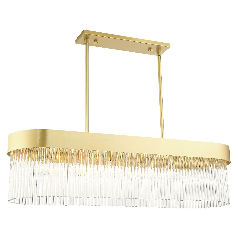Used Livex Lighting 49830-91 Norwich - 6 Light Chandelier in Modern Style - 12 - Picture 4 of 5