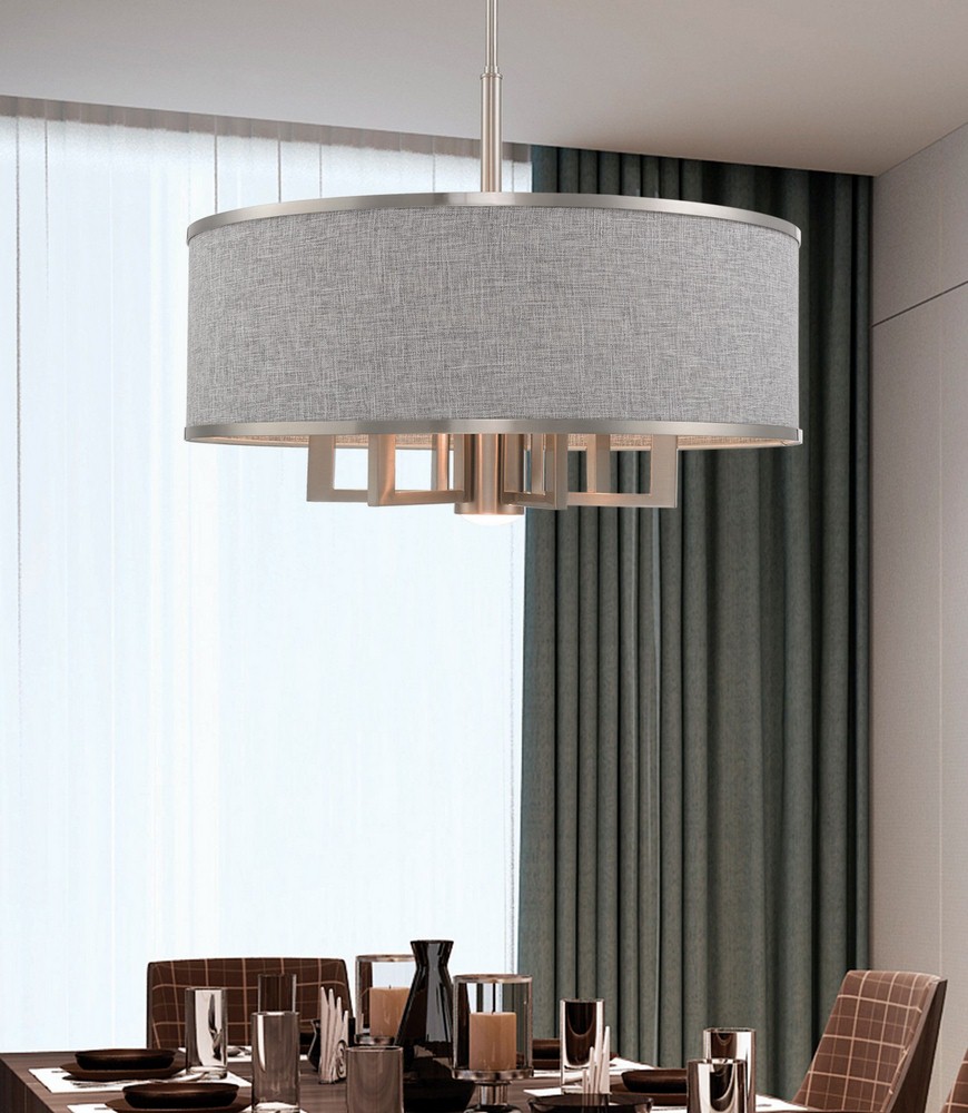 Livex Lighting 60426-91 Park Ridge - 7 Light Pendant -Traditional - Picture 2 of 5