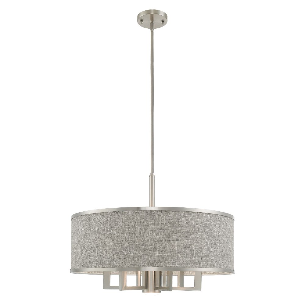 Livex Lighting 60426-91 Park Ridge - 7 Light Pendant -Traditional - Picture 4 of 5