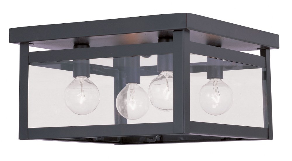 1119649 Livex Lighting-4032-07-Milford - 4 Light Square Fl sku 1119649